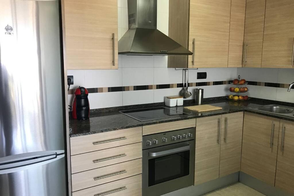 Precioso Atico En Complejo Residencial Con Piscina Apartment Sant Carles De La Rapita Luaran gambar