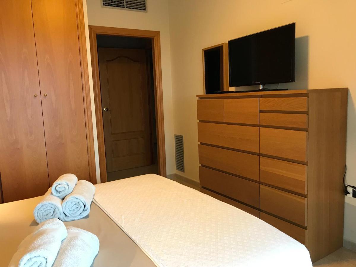 Precioso Atico En Complejo Residencial Con Piscina Apartment Sant Carles De La Rapita Luaran gambar