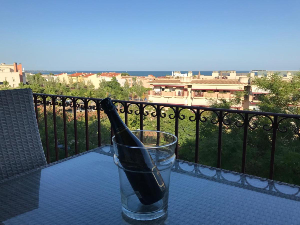 Precioso Atico En Complejo Residencial Con Piscina Apartment Sant Carles De La Rapita Luaran gambar
